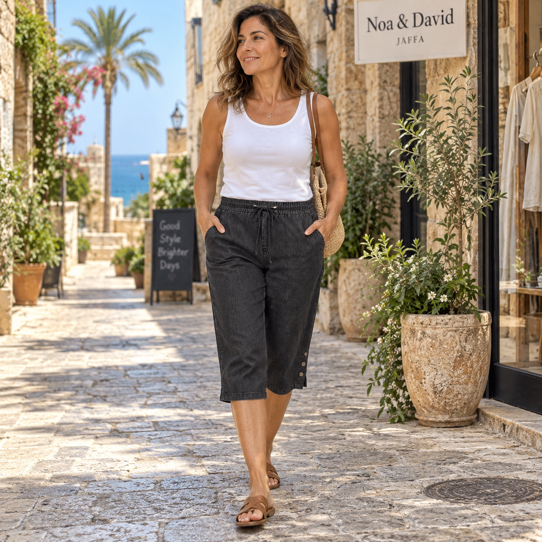 רותם | מכנסי קפרי באורך שוק לנשים