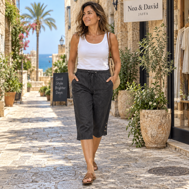 רותם | מכנסי קפרי באורך שוק לנשים