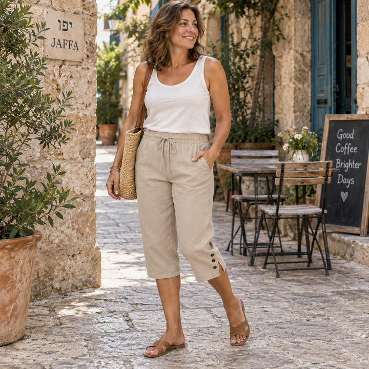 רותם | מכנסי קפרי באורך שוק לנשים